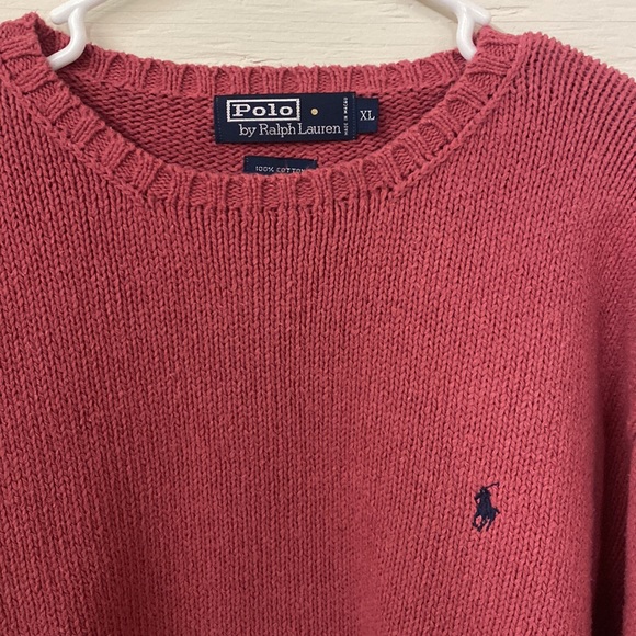 Red Polo Sweater - Picture 2 of 3